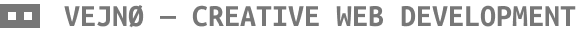 Vejnø – Creative Web Development